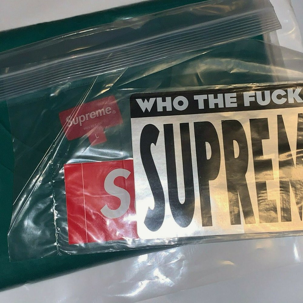 Supreme Gradient Logo Tee SS19 Green 2019 Large New with Tags - Picture 5 of 5